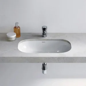 حوض ديورافيت تحت سطح افقي دي كود بالفايظ وفتحه خلاط