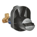 جسم خلاط دش دفن جروهي بدون المحول 1 مخرج ( للتركيب داخل الحائط ) 33964000