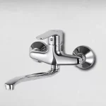 خلاط مطبخ حائطي ماسوره سفليه متحركه جلوبال ستاندرد ميرا بلس 1014-CP كروم