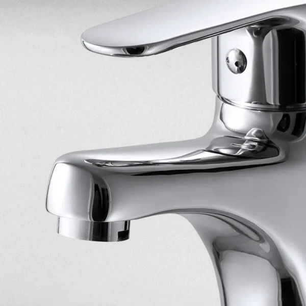 ⁦خلاط حوض طويل بدون فيداج جلوبال ستاندرد ميرا بلس كروم 1041-CP⁩ - الصورة ⁦2⁩