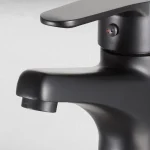 ⁦خلاط حوض طويل بدون فيداج جلوبال ستاندرد ميرا بلس اسود 1041-EBP⁩ - الصورة ⁦2⁩