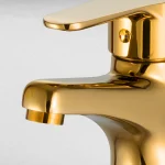 ⁦خلاط حوض طويل بدون فيداج جلوبال ستاندرد ميرا بلس ذهبي 1041-GP⁩ - الصورة ⁦2⁩