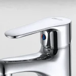 ⁦خلاط حوض وسط بدون فيداج جلوبال ستاندرد ميرا بلس كروم 1042-CP⁩ - الصورة ⁦2⁩