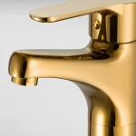 خلاط حوض وسط بدون فيداج جلوبال ستاندرد ميرا بلس ذهبي 1042-GP - الصورة 3