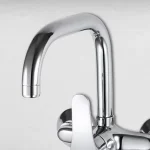 ⁦خلاط مطبخ حائطي قنطره ماسوره علويه متحركه جلوبال ستنادرد ميرا بلس 1045-CP كروم⁩ - الصورة ⁦3⁩