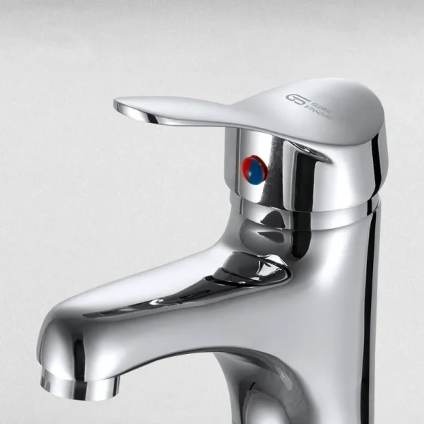 ⁦خلاط حوض طويل بدون فيداج جلوبال ستاندر  فيورا كروم 1054-CP⁩ - الصورة ⁦2⁩