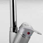 خلاط حوض مطبخ يد متحركه بدون فيداج جلوبال ستاندرد فيورا 1056-CP كروم - الصورة 2