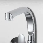 خلاط مطبخ حائطي قنطره ماسورة علويه جلوبال ستاندرد فيورا 1059-CP كروم - الصورة 3