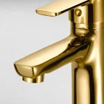 ⁦خلاط حوض بدون فيداج جلوبال ستاندرد سكاي ذهبي 1070-GP⁩ - الصورة ⁦3⁩