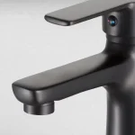 ⁦خلاط حوض وسط بدون فيداج جلوبال ستاندرد سكاي اسود 1073-EPP⁩ - الصورة ⁦3⁩