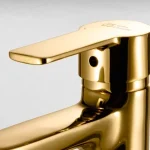 ⁦خلاط حوض وسط بدون فيداج جلوبال ستاندرد سكاي ذهبي 1073-GP⁩ - الصورة ⁦2⁩