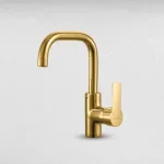 خلاط حوض قنطره ماسوةره متحركه بدون فيداج جلوبال ستاندرد سكاي ذهبي 1075-GP