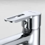 ⁦خلاط حوض يد واحده بدون فيداج جلوبال ستاندرد اوبن سكاي كروم 1080-CP⁩ - الصورة ⁦2⁩