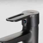 ⁦خلاط حوض يد واحده بدون فيداج جلوبال ستاندرد اوبن سكاي  اسود 1080-EBP⁩ - الصورة ⁦2⁩