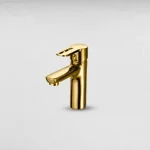 خلاط حوض يد واحده بدون فيداج جلوبال ستاندرد اوبن سكاي ذهبي 1080-GP