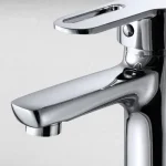 ⁦خلاط حوض وسط يد واحده بدون فيداج جلوبال ستاندرد اوبن سكاي كروم 1083-CP⁩ - الصورة ⁦3⁩