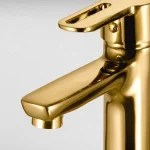 ⁦خلاط حوض وسط يد بدون فيداج جلوبال ستاندرد اوبن سكاي ذهبي 1083-GP⁩ - الصورة ⁦3⁩