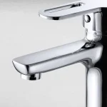 ⁦خلاط حوض طويل يد واحده بدون فيداج جلوبال ستاندرد اوبن سكاي كروم 1084-CP⁩ - الصورة ⁦3⁩