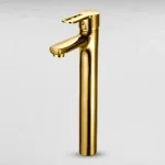 خلاط حوض طويل يد واحده بدون فيداج جلوبال ستاندرد اوبن سكاي ذهبي 1084-GP