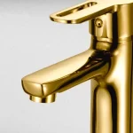 ⁦خلاط حوض طويل يد واحده بدون فيداج جلوبال ستاندرد اوبن سكاي ذهبي 1084-GP⁩ - الصورة ⁦3⁩