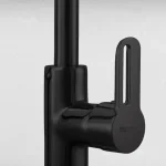 ⁦خلاط حوض قنطرة ماسوره متحركه بدون الفيداج جلوبال ستاندر اوبن سكاي اسود1085-EBP⁩ - الصورة ⁦2⁩