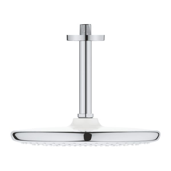 ⁦طاسة دش جروهي تيمبستا دفن دائري ۲٥سم كروم بماسوره سقفي ۲٦٦٦۹۰۰۰⁩ - الصورة ⁦3⁩