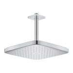 طاسة دش جروهي تمبستا دفن مربع ۲٥سم كروم بماسوره سقفي ۲٦٦۸۸۰۰۰ - الصورة 2