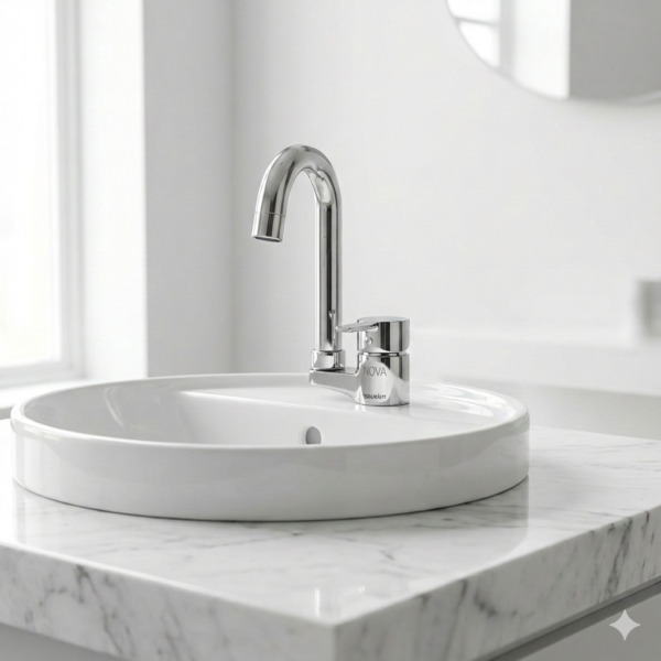 ⁦طقم خلاط 3 قطعه ( خلاط بانيو وخلاط حوض وخلاط مطبخ شجره) هاندمكسر ضمان 5 سنوات⁩ - الصورة ⁦2⁩